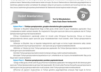 Yurtiçi Müsabakalara Daha Fazla Önem Verilecektir