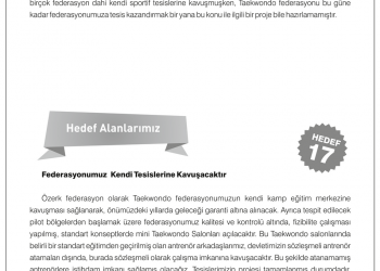 Federasyonumuz Kendi Tesislerine Kavuşacaktır