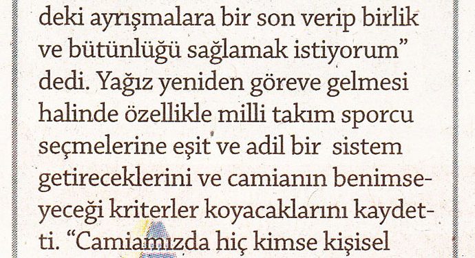 Basından… – BUGÜN Gazetesi