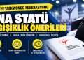 Türkiye Taekwondo Federasyonu Ana Statü Değişiklik Önerileri